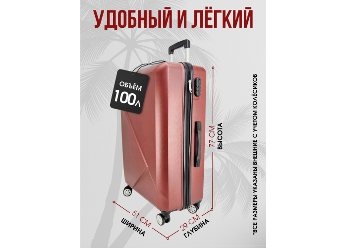 Пластиковый чемодан Пластиковый чемодан