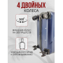 Пластиковый чемодан